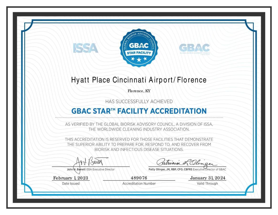 Hyatt Place Cincinnati Airport Флорънс Екстериор снимка
